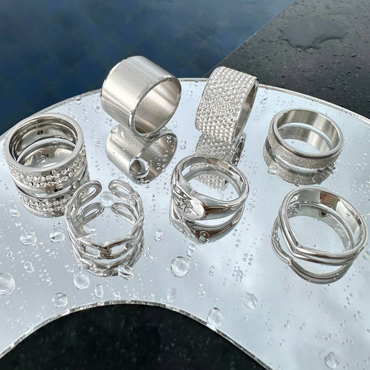 Heart Ring, Stainless Steel