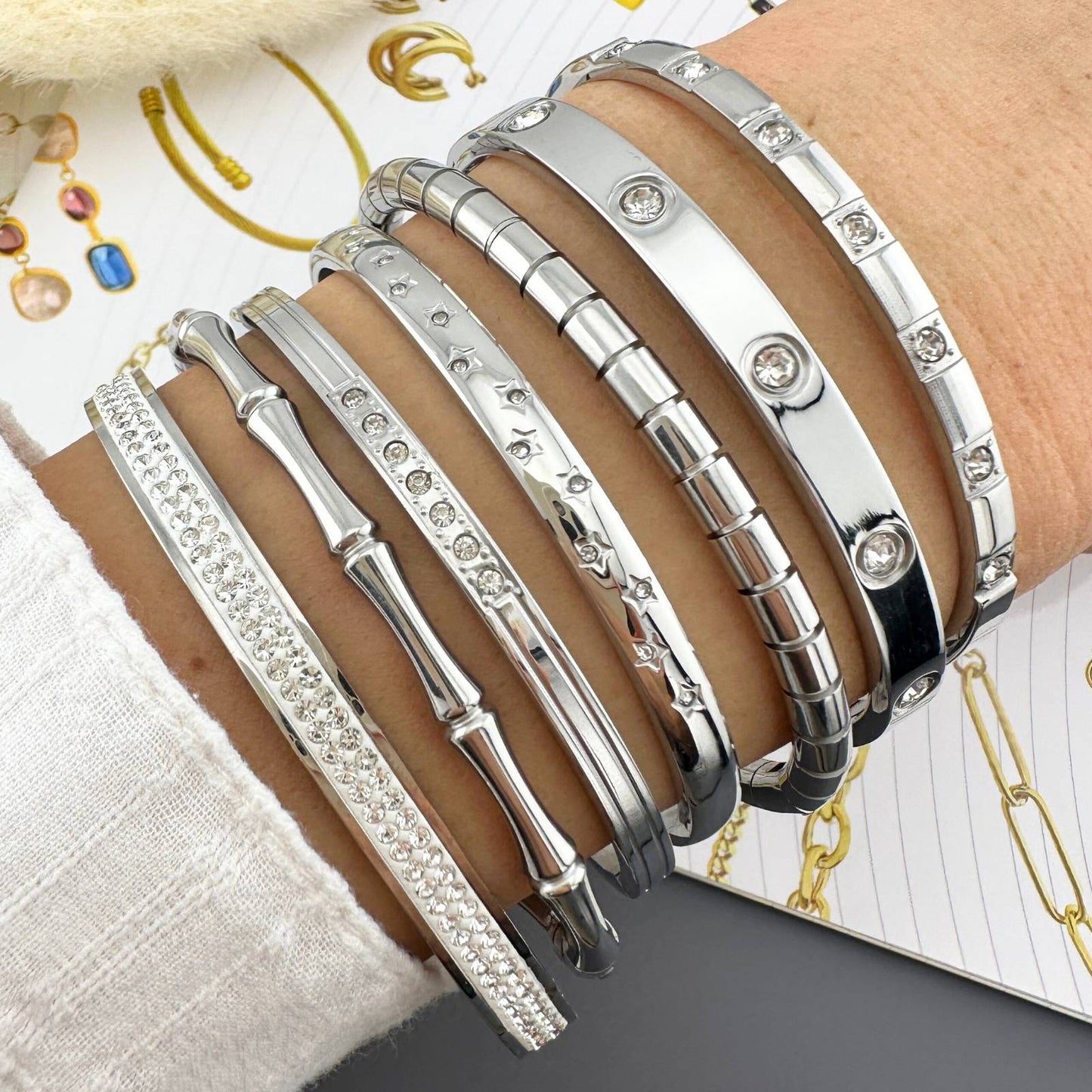 Star Bracelet, Stainless Steel