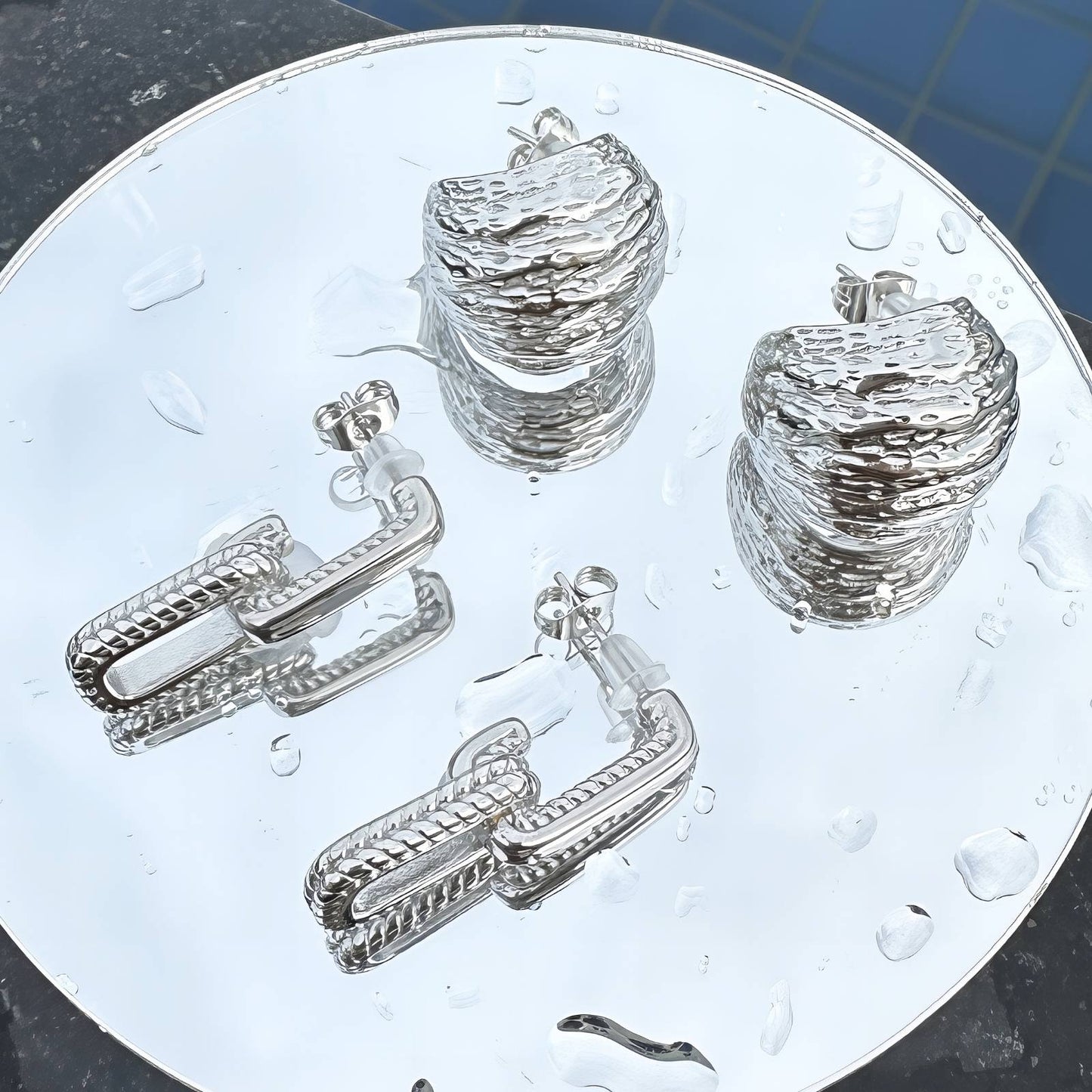 Earrings, Stainless Steel