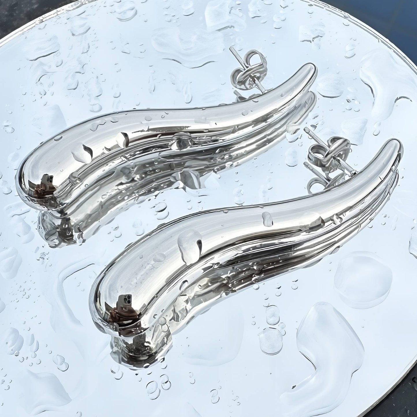 Earrings, Stainless Steel