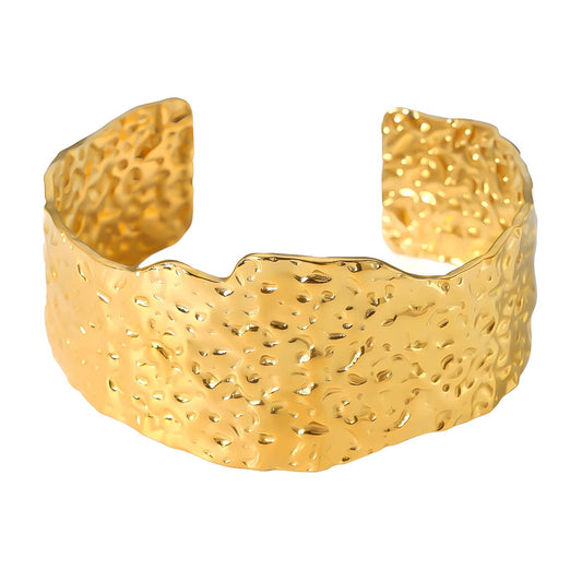 Bracelet, 18K Gold Plated Steel