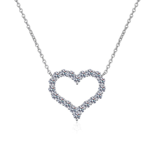 Heart Necklace, Stainless Steel