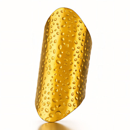 Ring, 18K Gold Plated Steel