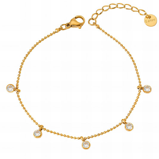Necklace, 18K Gold Plated Steel