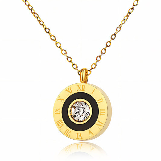 Necklace, 18K Gold Plated Steel