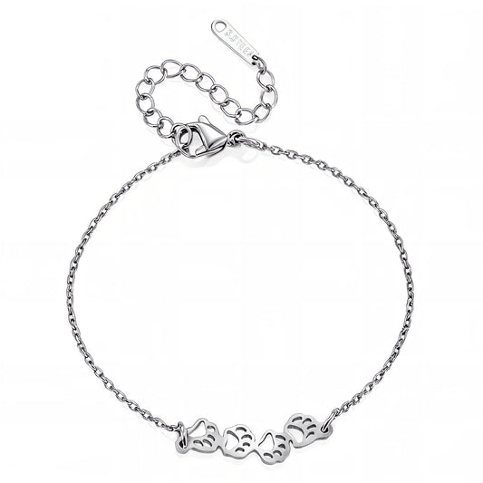 Paws Bracelet, Stainless Steel