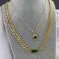 Necklace, 18K Gold Plated Steel