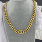 Necklace, 18K Gold Plated Steel