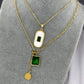 Necklace, 18K Gold Plated Steel