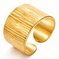 Ring, 18K Gold Plated Steel