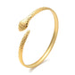 Snake Bracelet, 18K Gold Plated Steel