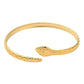Snake Bracelet, 18K Gold Plated Steel