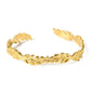 Leaves Bracelet, 18K Gold Plated Steel