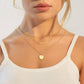 Necklace, 18K Gold Plated Steel