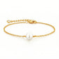 Bracelet, 18K Gold Plated Steel