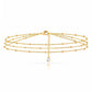 Bracelet, 18K Gold Plated Steel