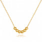 Necklace, 18K Gold Plated Steel