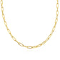 Necklace, 18K Gold Plated Steel