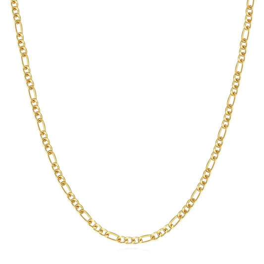Necklace, 18K Gold Plated Steel