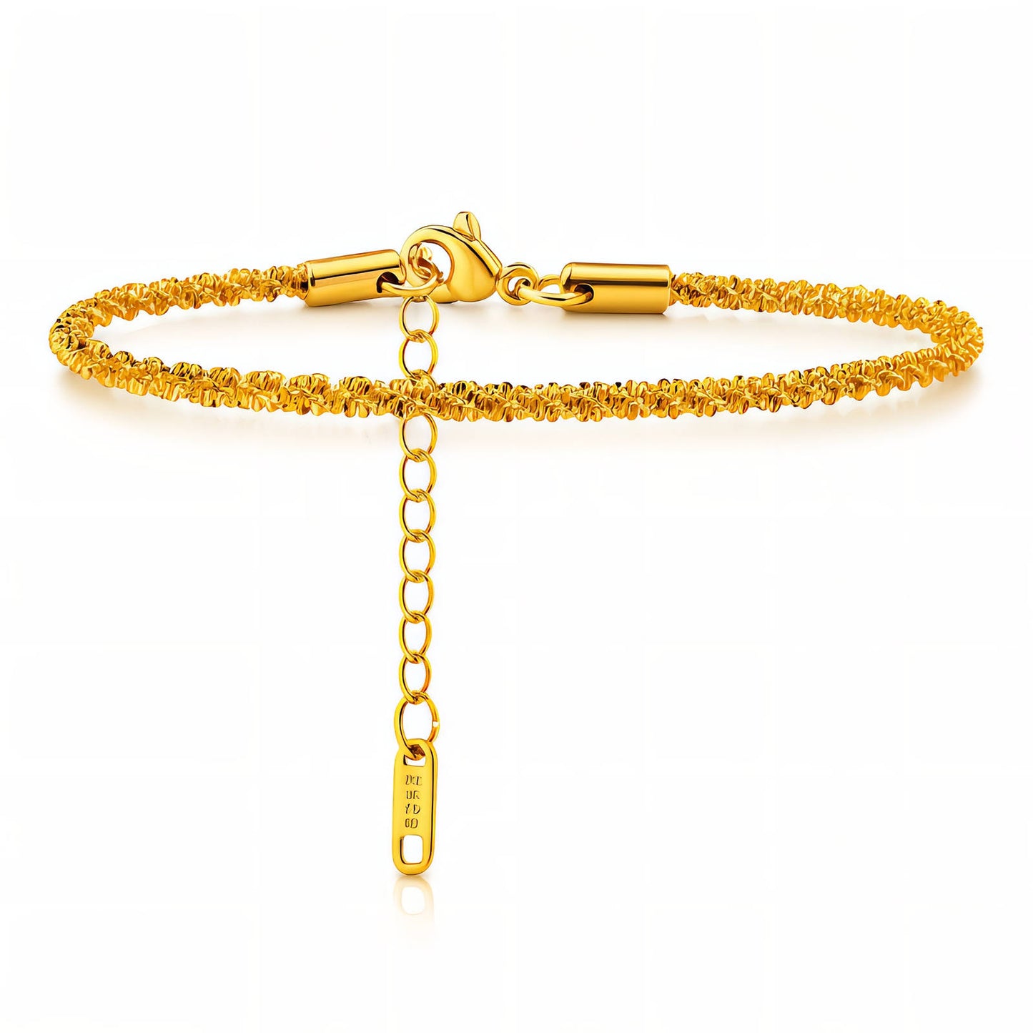 Bracelet, 18K Gold Plated Steel