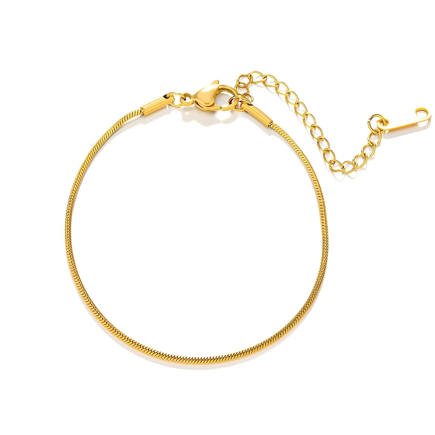 Bracelet, 18K Gold Plated Steel