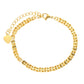 Bracelet, 18K Gold Plated Steel