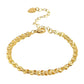 Bracelet, 18K Gold Plated Steel