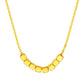 Necklace, 18K Gold Plated Steel