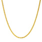 Necklace, 18K Gold Plated Steel