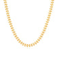 Hearts Necklace, 18K Gold Plated Steel