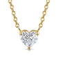 Hearts Necklace, 18K Gold Plated Steel