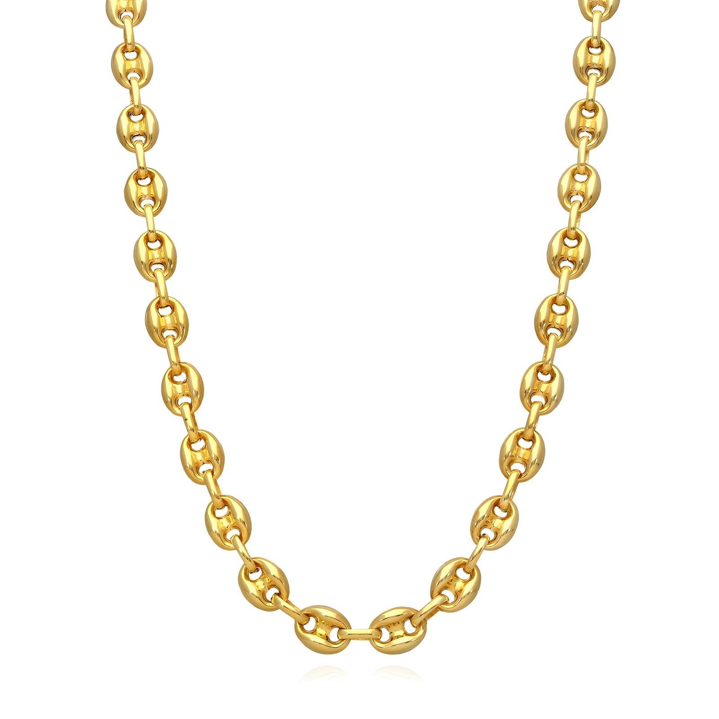 Necklace, 18K Gold Plated Steel