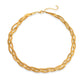 Necklace, 18K Gold Plated Steel
