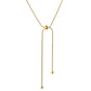 Necklace, 18K Gold Plated Steel