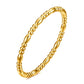 Bracelet, 18K Gold Plated Steel