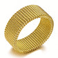 Ring, 18K Gold Plated Steel