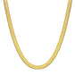Necklace, 18K Gold Plated Steel