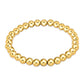 Bracelet, 18K Gold Plated Steel