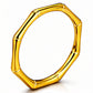 Ring, 18K Gold Plated Steel