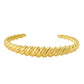 Bracelet, 18K Gold Plated Steel