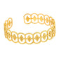 Bracelet, 18K Gold Plated Steel