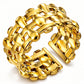 Ring, 18K Gold Plated Steel