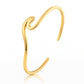 Bracelet, 18K Gold Plated Steel