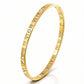 Bracelet, 18K Gold Plated Steel