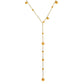 Necklace, 18K Gold Plated Steel