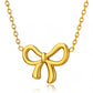 Necklace, 18K Gold Plated Steel