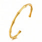 Bracelet, 18K Gold Plated Steel