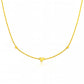 Hearts Necklace, 18K Gold Plated Steel