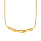 Necklace, 18K Gold Plated Steel