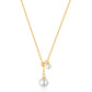 Necklace, 18K Gold Plated Steel